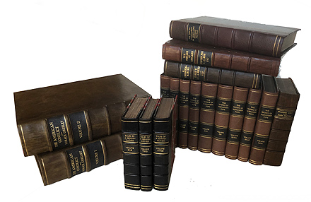 some recent leather volumes bound by The Gently Mad