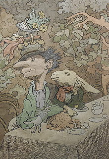 Mad Hatter leather onlay