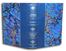 The finished leather binding