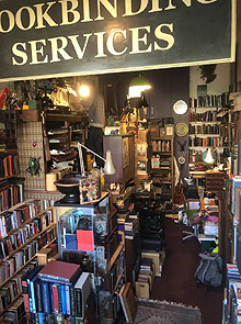 Inside our book shop